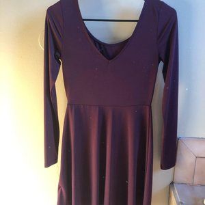 Purple Dress Long Sleeve